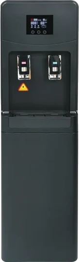 SkyTap 20L floor-standing atmospheric water generator, black cabinet with hot and cold taps