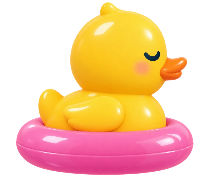 Pip drifting along on his ring